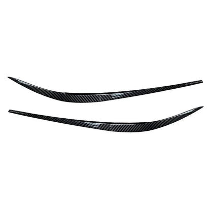 1 Pair ABS Plastic Headlight Eyebrow Eyelid Cover For BMW 3 Series G20 2019-2021