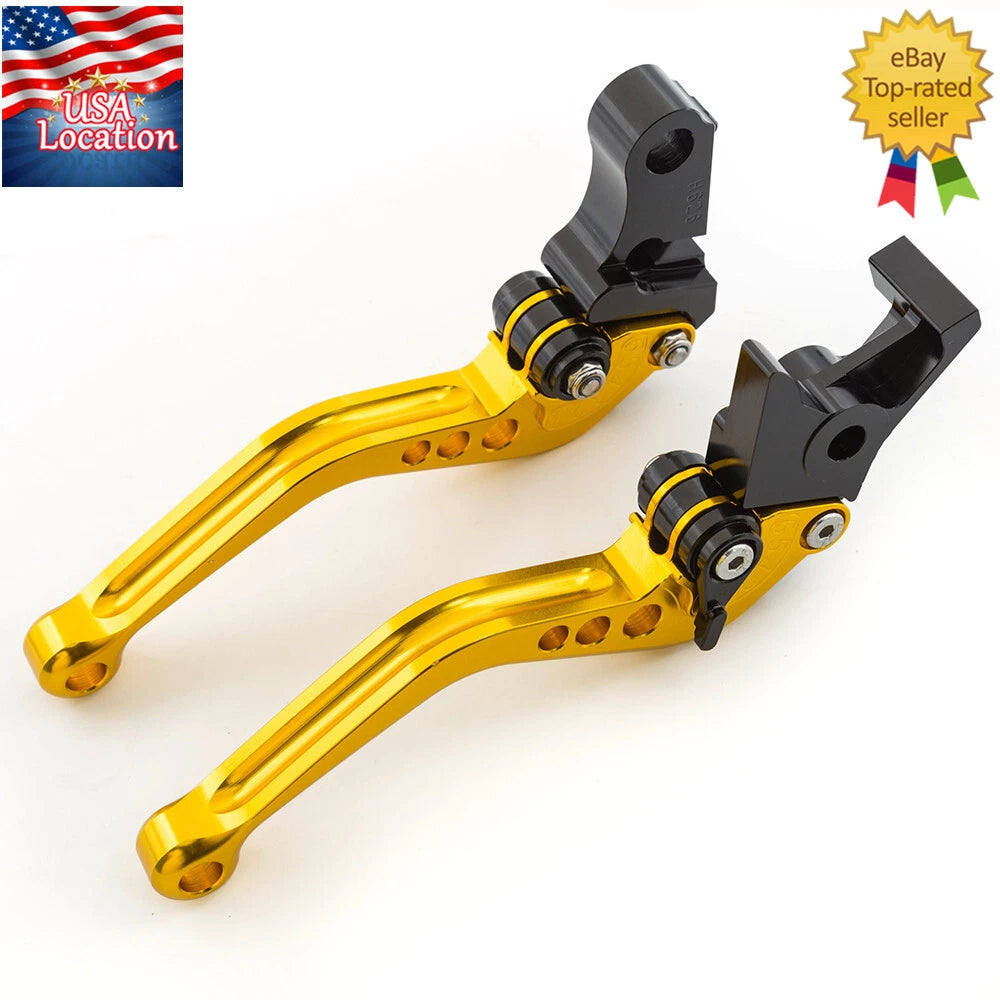 For TTR125 L/LE/LW Front Disc Brake 2000-2016 CNC Brake Clutch Levers Short Pair