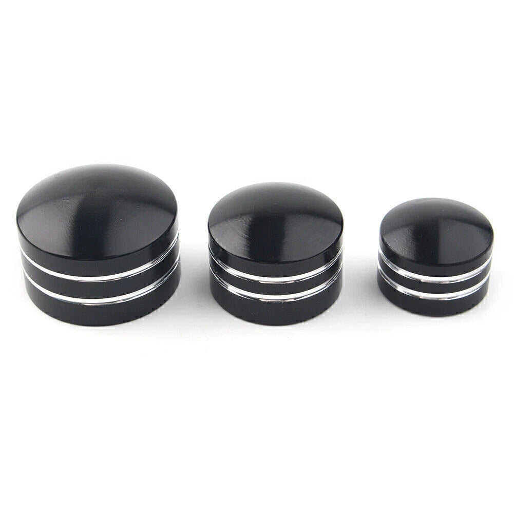 11mm Inner Schrauben Motor Bolt Topper Caps Cover Fit Harley Dyna V-Rod Black