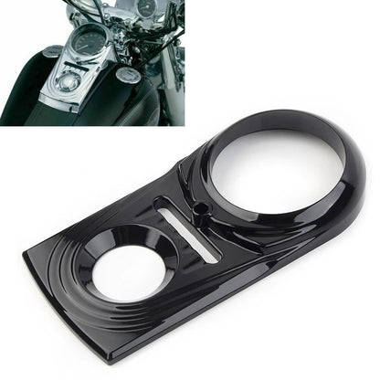 Dash Panel Insert Cover Cap Fit for Harley Softail FLSTC Street Glide Black USA