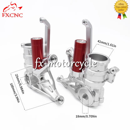 For Honda XADV750 2017-2026 Red Absorber Lower Shock Mount Support Base Aluminum