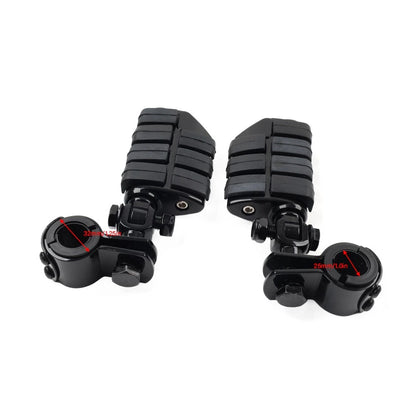 Universal Motorcycle Footpegs Highway Pegs Foot Rest 1-1/4" For Harley Fit Honda