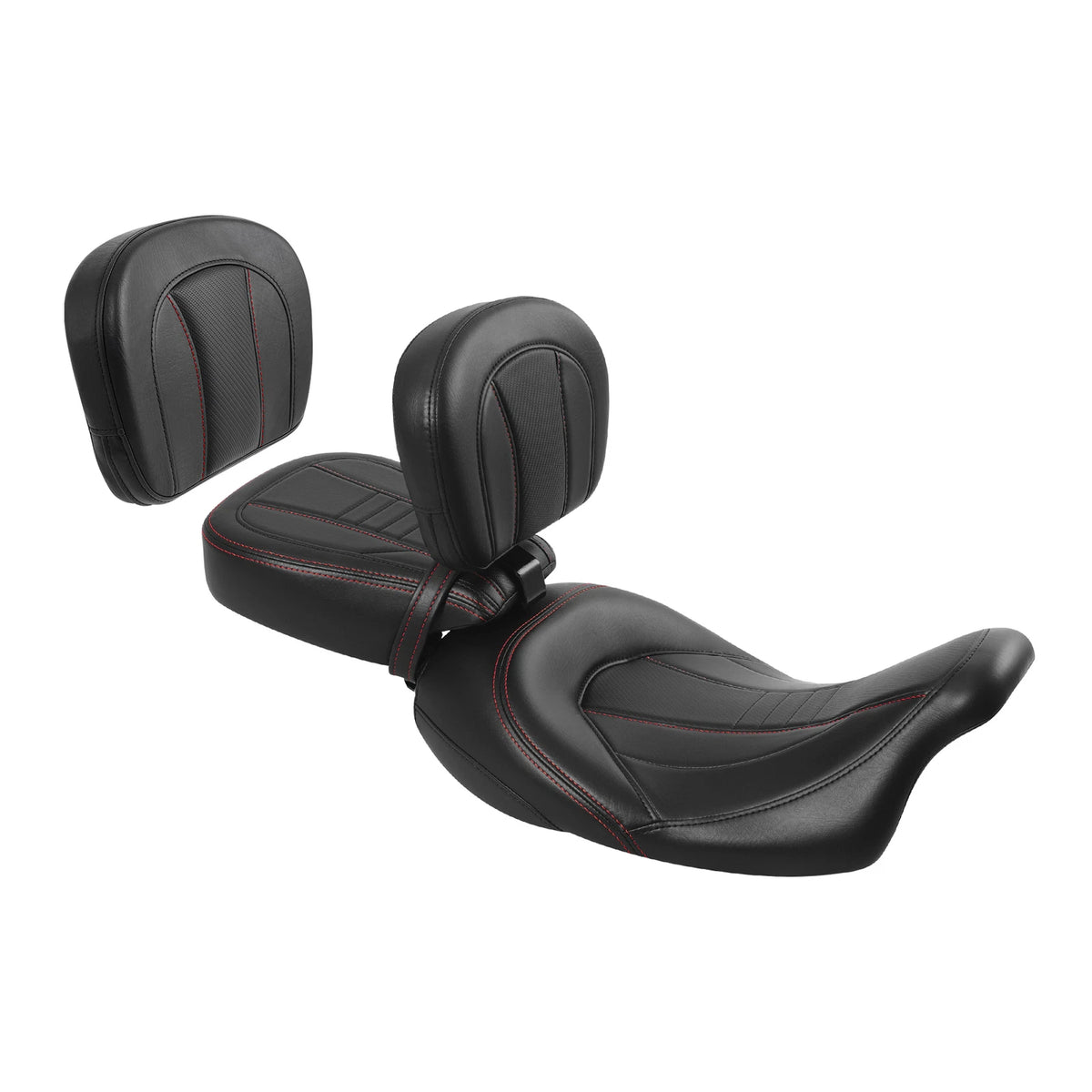 Driver Passenger Seat & Backrest Pad Fit For Harley Touring Road King 2009-2023
