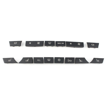 Fit BMW F07 F10 F11 F0614 Button Key Caps Set Repair A/C Heater Switch US