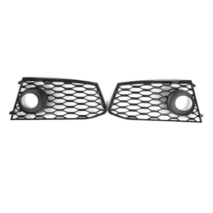 Front Bumper Fog Light Frame Grille Cover For Audi RS7 2014-2018