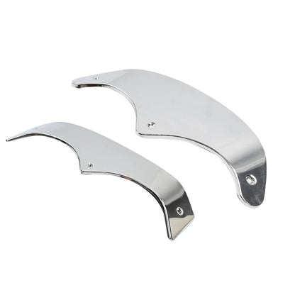 Front Rear Mudguard Tip Edge Trim Chrome For Harley Fat Boy FLSTF 89-06