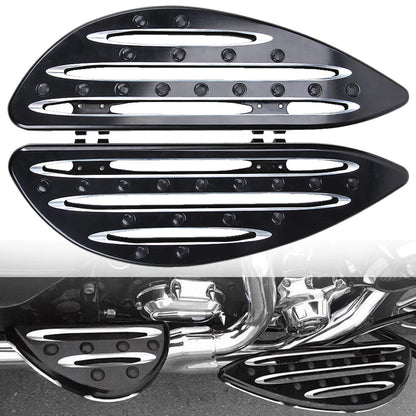 Driver Passenger Floorboards Foot Pegs Floor Boards Fit For Harley Electra Glide