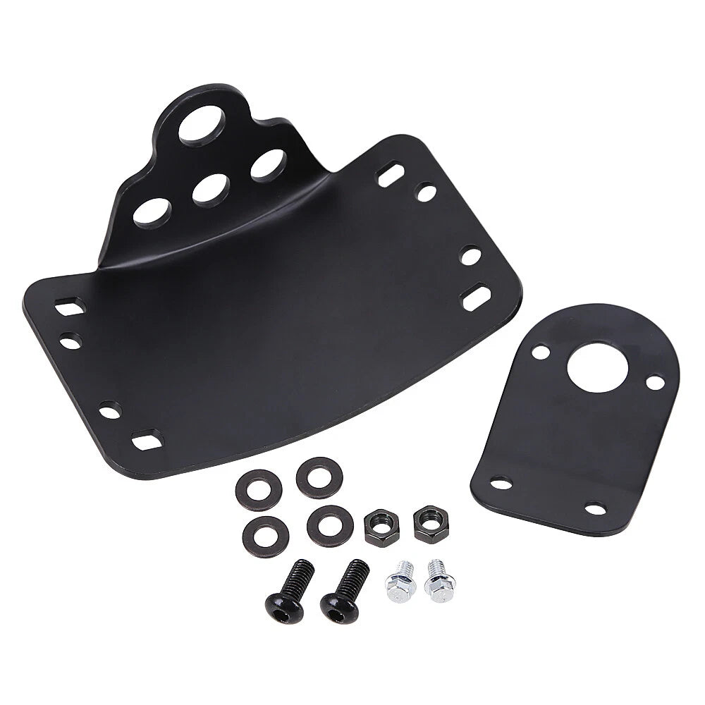 Motorcycle Side Mounts License Plate Bracket Tail Light Holder for Harley Bobber