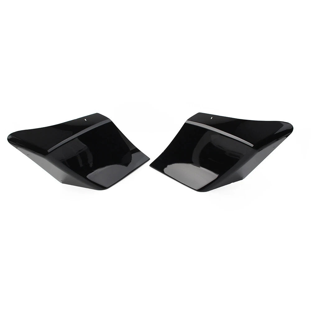 For Harley Road Electra Glide 89-13 Stretched Side Cover Extended Black Pair US