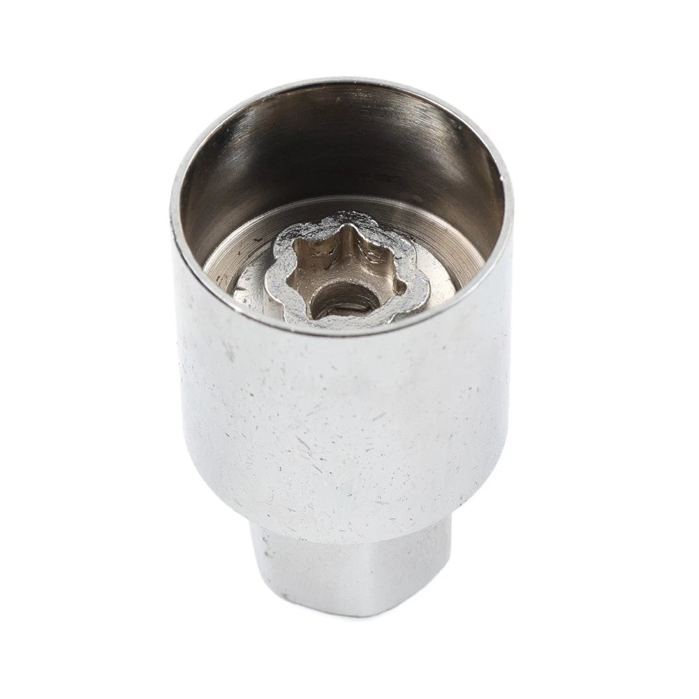Sliver Anti-theft Wheel Bolt Lock Nut Key For Jeep Renegade Cherokee For Dodge