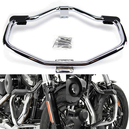 Mustache Engine Guard Highway Crash Bar For Harley Sportster Iron 883 1200 04-21