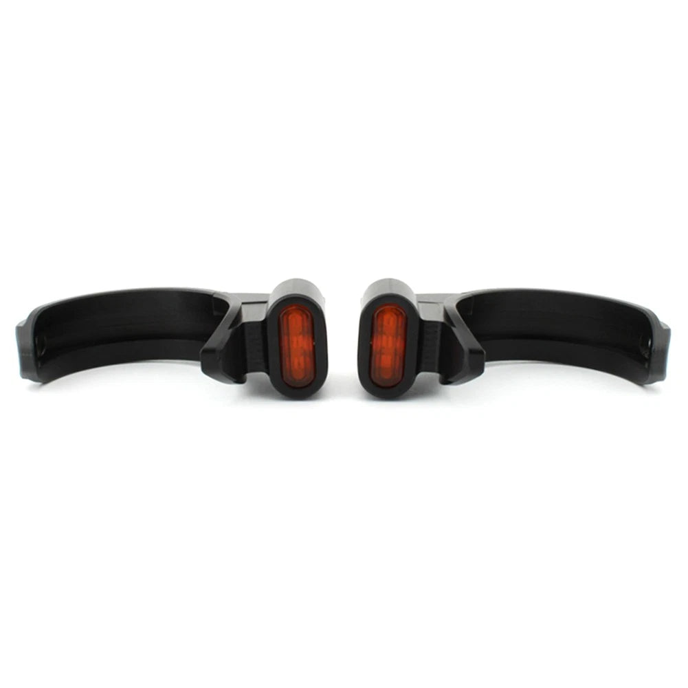 LED Front Turn Signal Light For Harley 49-51mm Front Fork Shock Absorber Amber