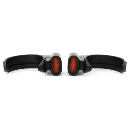 LED Front Turn Signal Light For Harley 49-51mm Front Fork Shock Absorber Amber