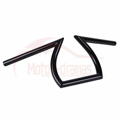 Gloss Black 1'' Z Bar Handlebar Drag Bar For Harley Sportster XL 883 1200 Bobber