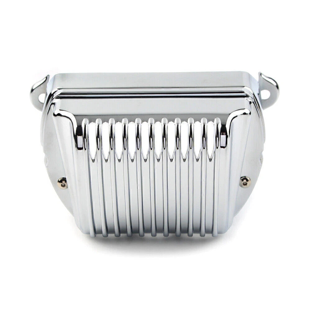 Chrome Front Voltage Regulator Cover Trim Accent Fit for Harley Bagger 1997-2011