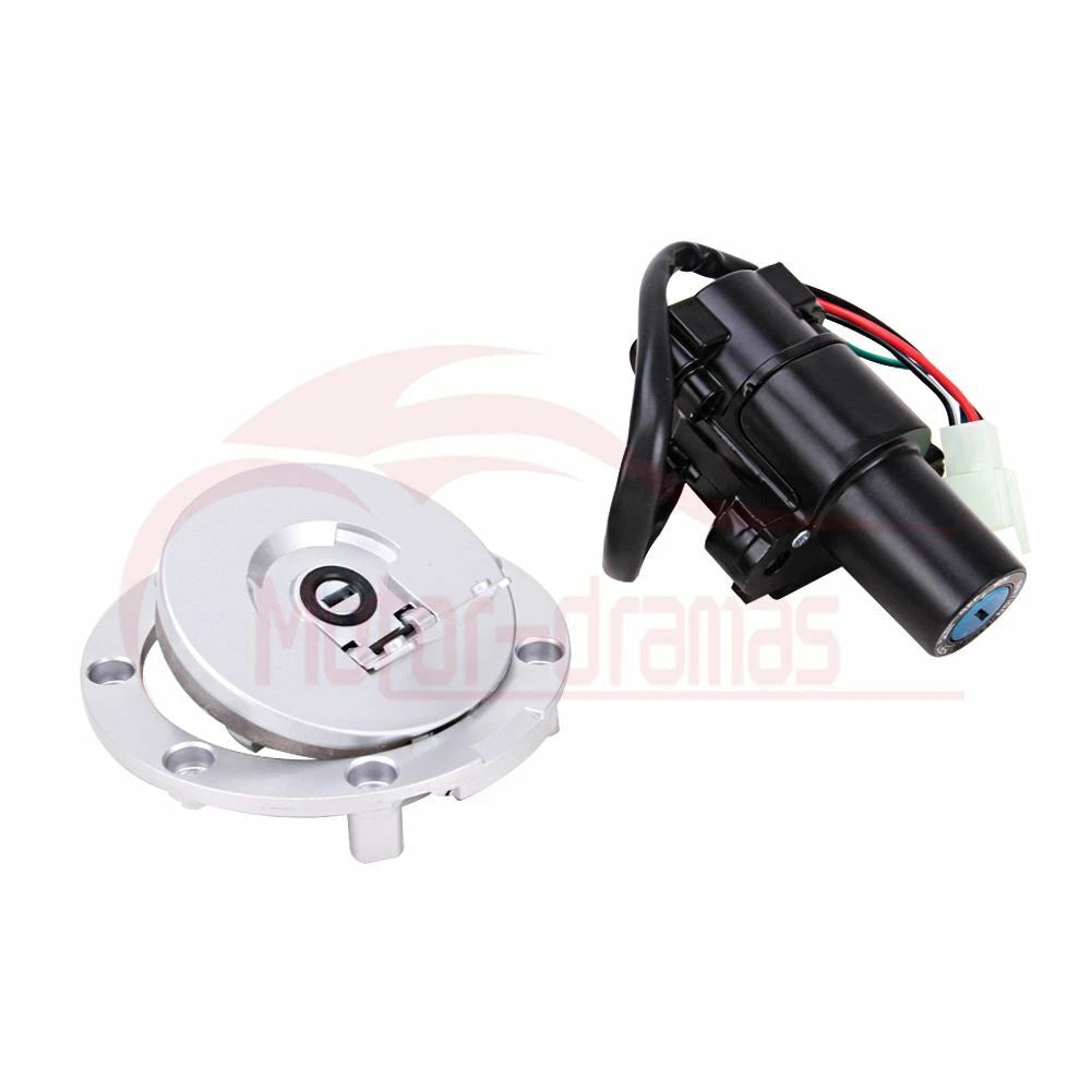 Ignition Switch Fuel Gas Cap Seat Lock Key Set For Honda CBR600F4/F4i 2001-2006