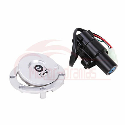 Ignition Switch Fuel Gas Cap Seat Lock Key Set For Honda CBR600F4/F4i 2001-2006