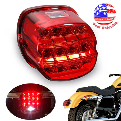 Running LED Brake Tail Light For Harley Tour Street Glide Road King Dyna Softail