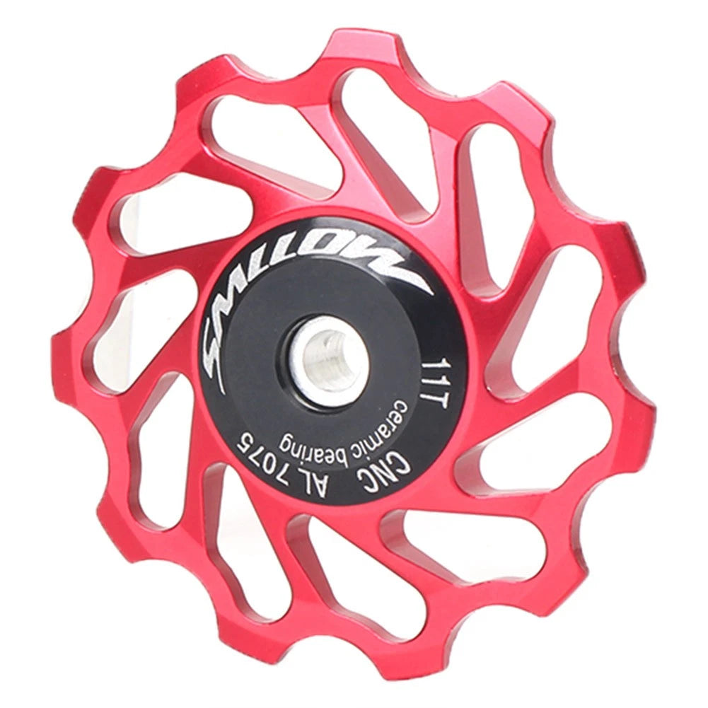 11T Rear Derailleur Guide Pulley with Ceramic Sealed Bearing Jockey Wheel Alloy