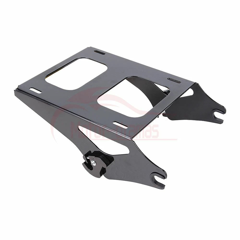 Two Up Tour Pack Mount Luggage Rack + Docking Kit For Harley Touring 2014-2023