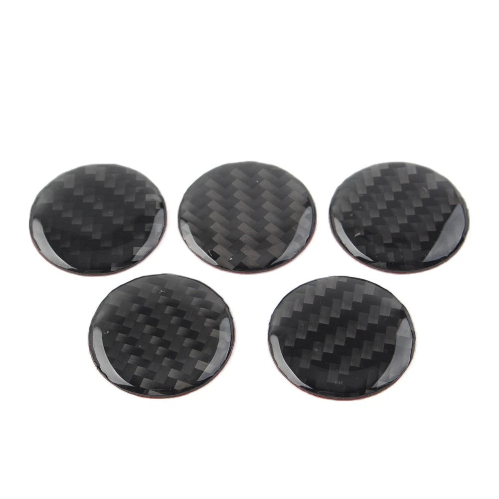 5 Pcs Door Handle Push Button Knobs Cover Trim For Jeep Wrangler JK 2007-2017
