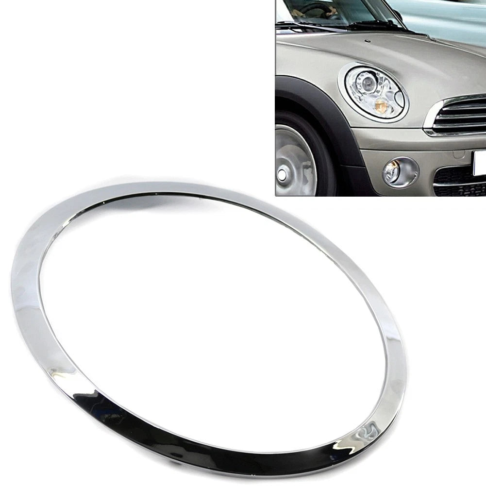 Chrome  Front Headlight Trim Ring For BMW MINI R55 R56 R57 R58 R59 US