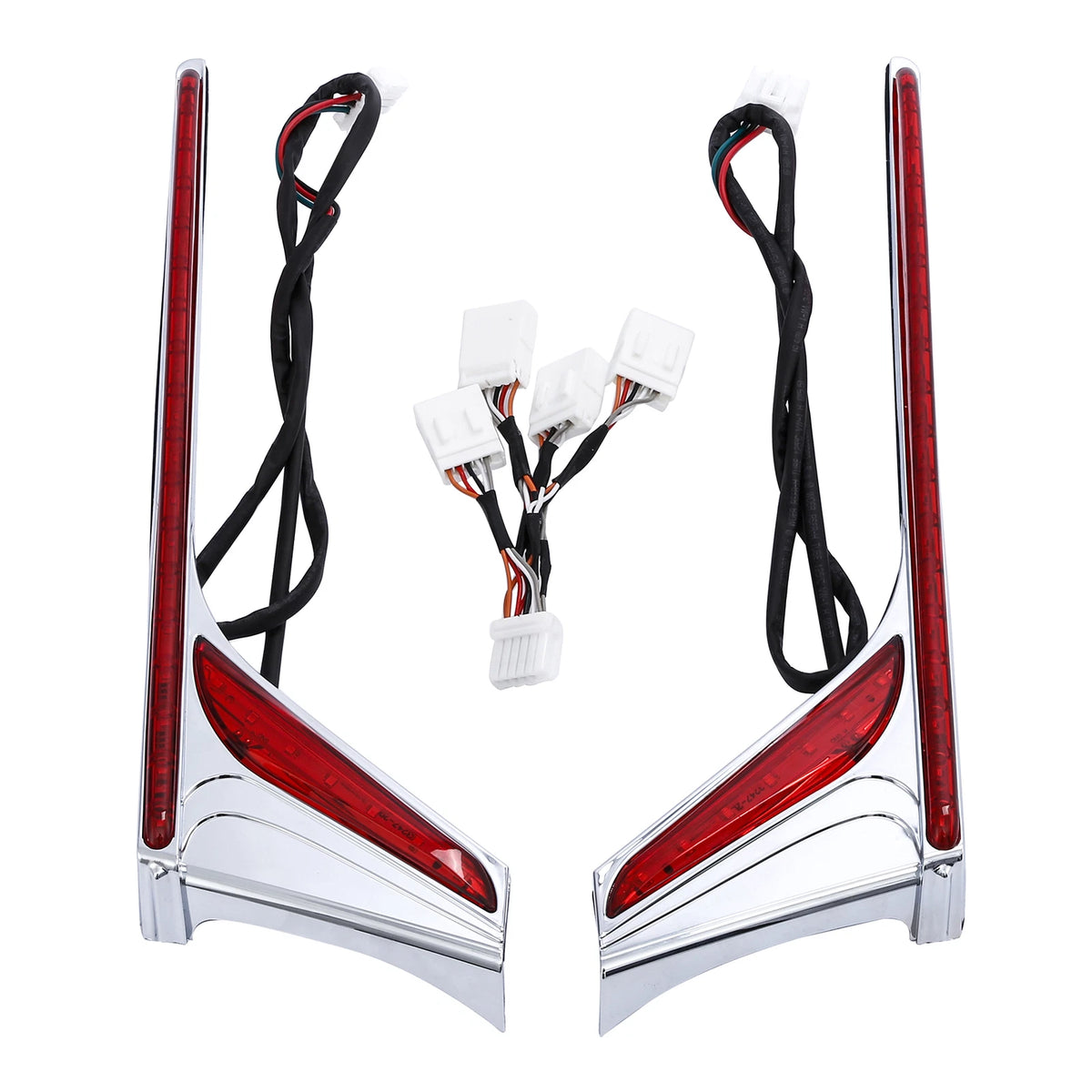 Fender Tip Accent Vertical Under Brake Turn Light For Honda GL1800 F6B 2012-2017