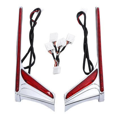 Fender Tip Accent Vertical Under Brake Turn Light For Honda GL1800 F6B 2012-2017