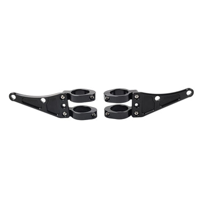 37MM Motorcycle Headlight Bracket Mount Clamp Fork Tube Holder For Harley