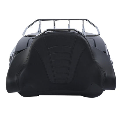 King Trunk Backrest Rack Mount Plate Docking Fit For Harley HD Touring 2014-2025