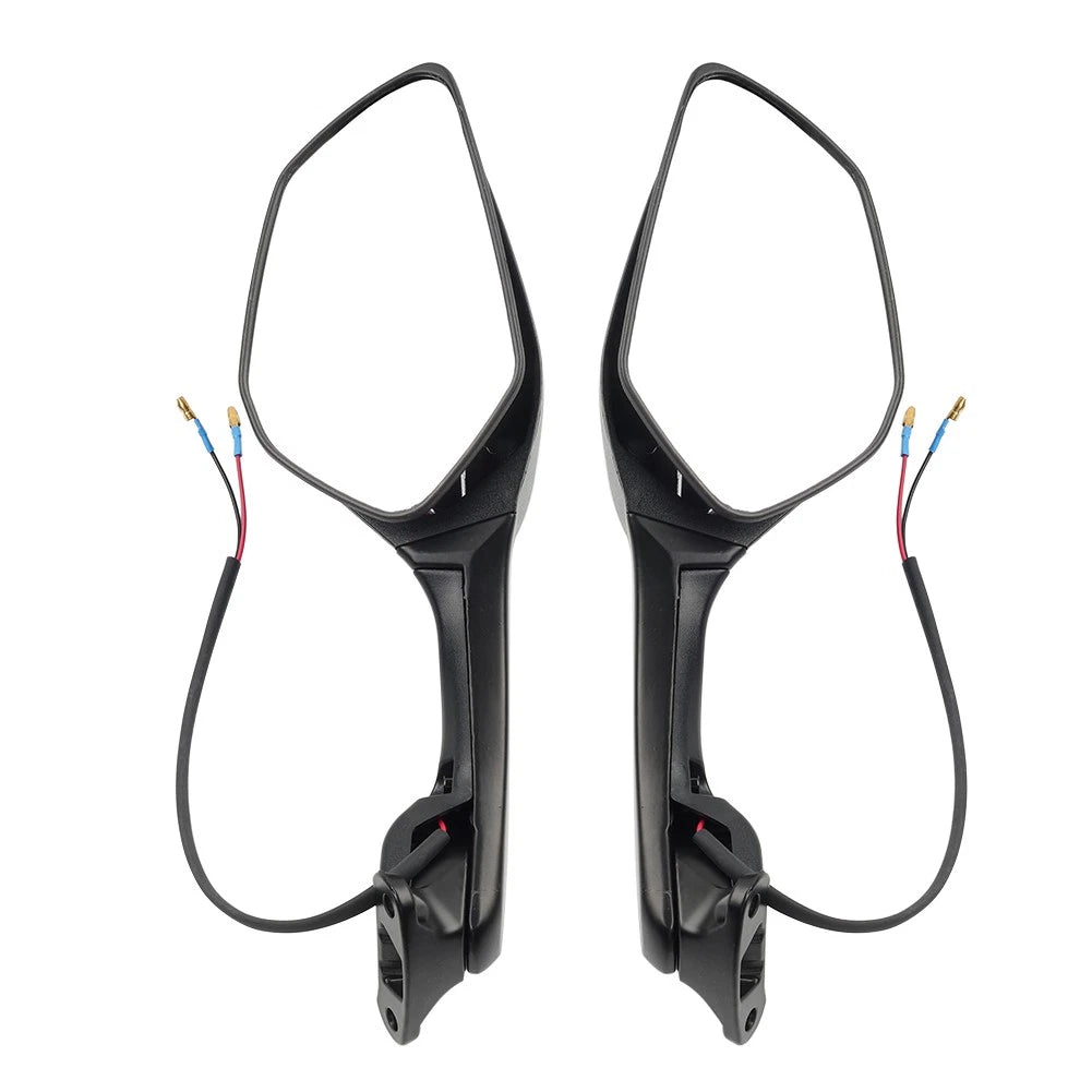 Rear View Mirrors w/ Turn Signals Fit For Kawasaki Ninja ZX10R 2016-2022 2023