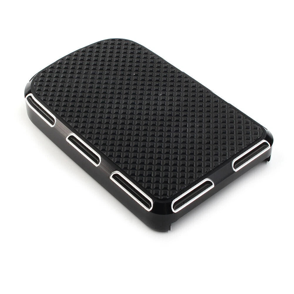 Brake Pedal Pad Cover For Harley Touring Electra Street Tri Glide FLD Black USA