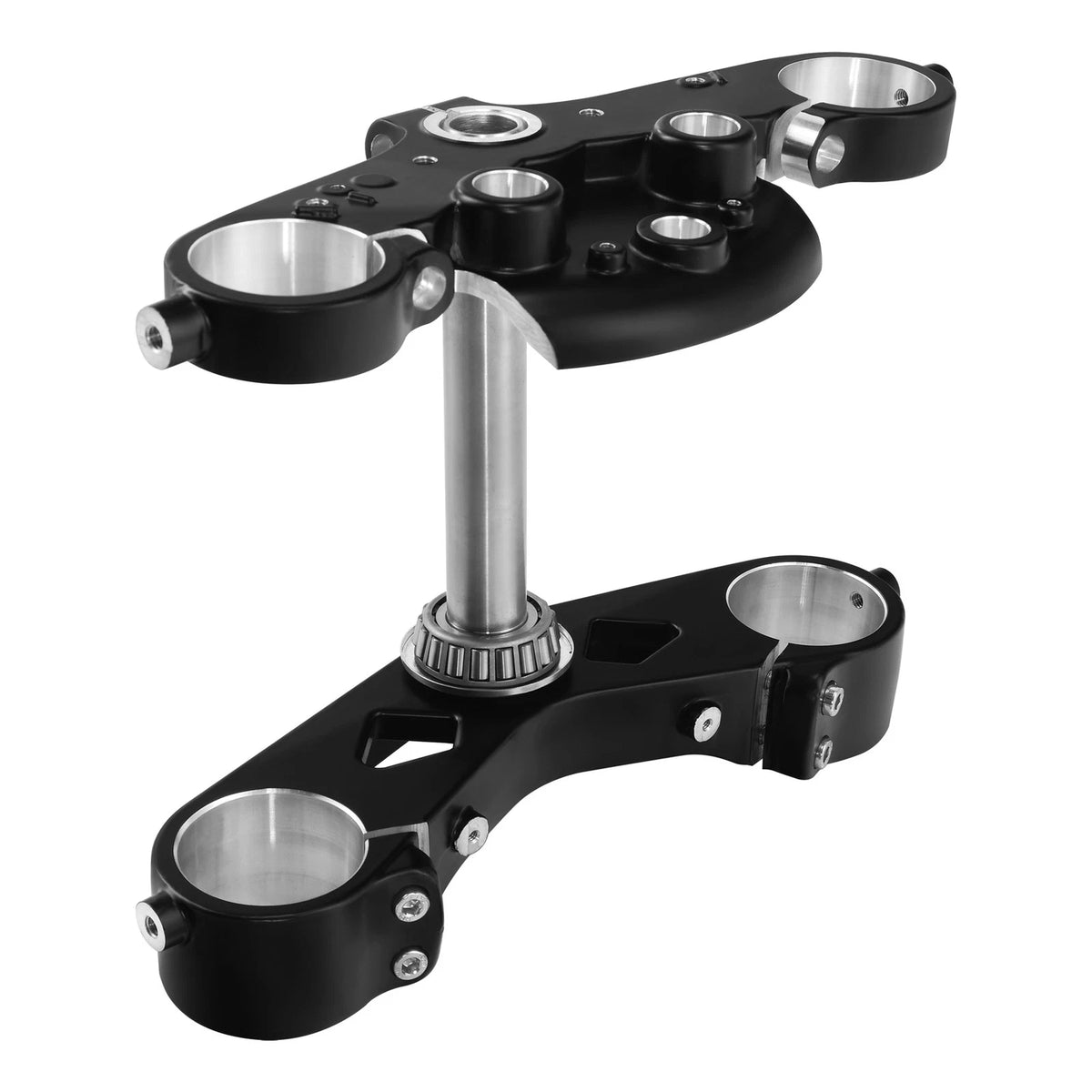 Upper Lower Triple Tree Steering Stem For Harley Touring CVO Street Glide 23-26
