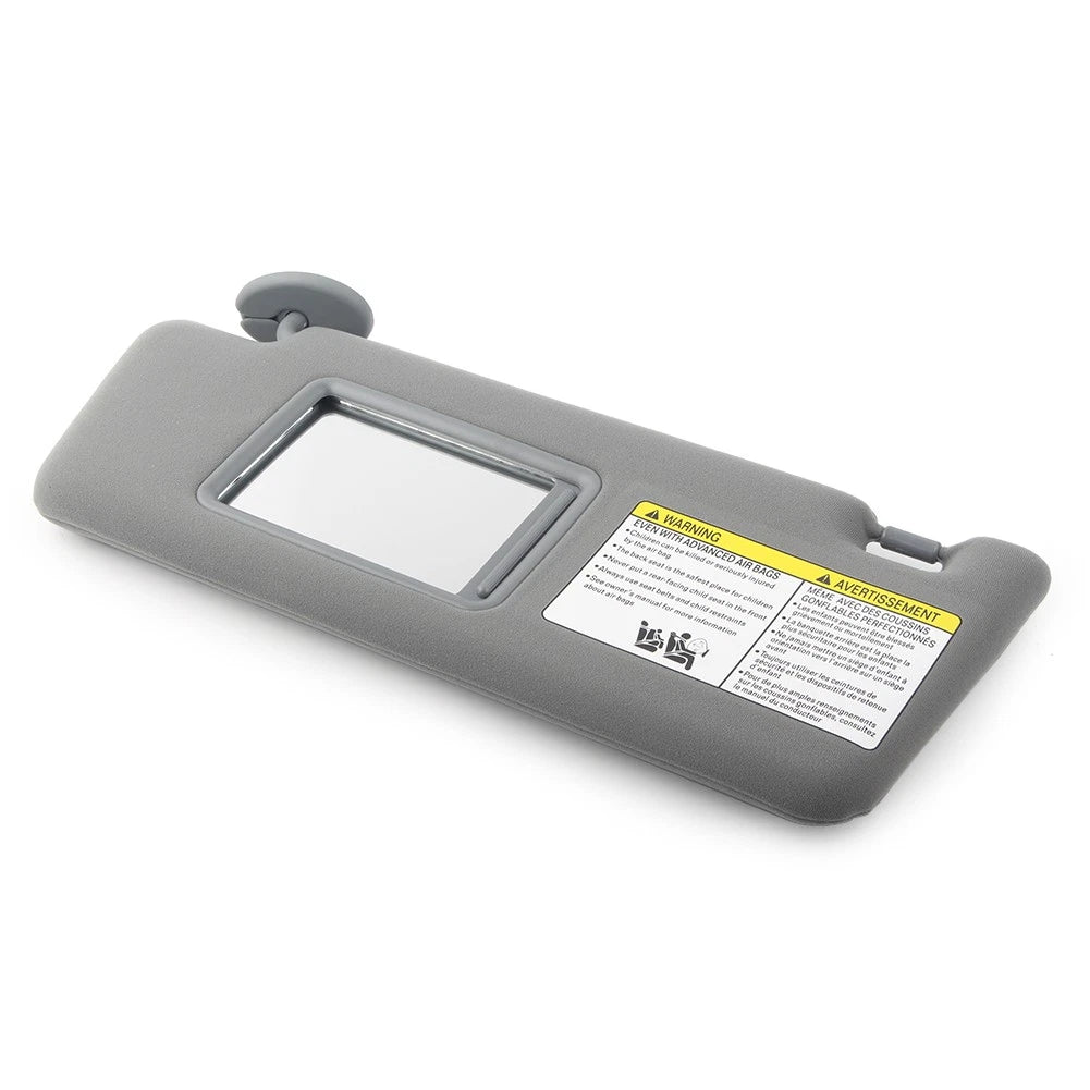 1x Left Side Sun Visor for Toyota Tacoma 2005-2015 W/O Light 74320-04181-B1 Gray
