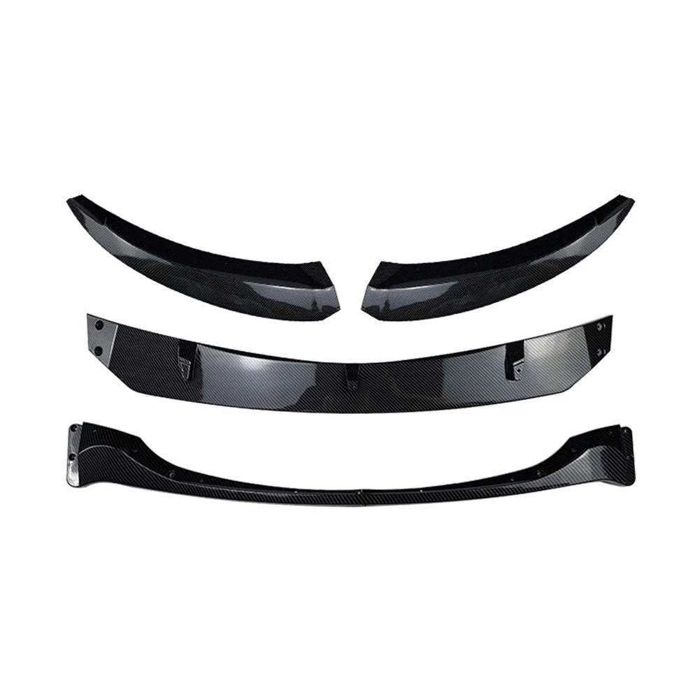 Glossy Black Front Bumper Lip Chin Spoiler For BMW 1 Series E82 E88 2007-2010