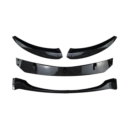 Glossy Black Front Bumper Lip Chin Spoiler For BMW 1 Series E82 E88 2007-2010