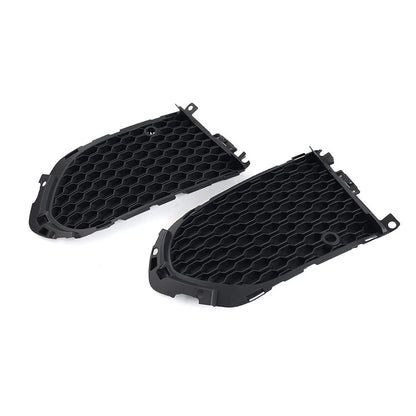 Closed Mesh Front Bumper Fog Light Lamp Grill With PDC For Jaguar F-Pace 2016-20