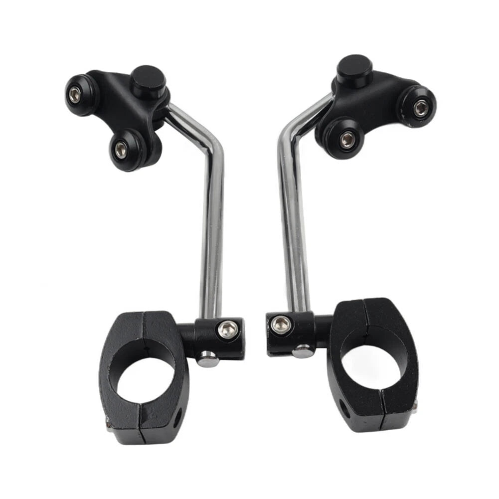 1 Set Universal Motorcycle Windshield Mounting Hardware Kit Metal For 25MM Bars