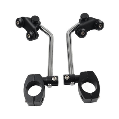 1 Set Universal Motorcycle Windshield Mounting Hardware Kit Metal For 25MM Bars