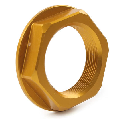 36mm Universal Motorcycle Triple Tree Stem Yoke Center Hole Nut CNC Gold US