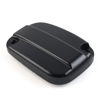 Brake Cylinder Reservoir Cover Cap Black For Harley Touring Road King Road Glide