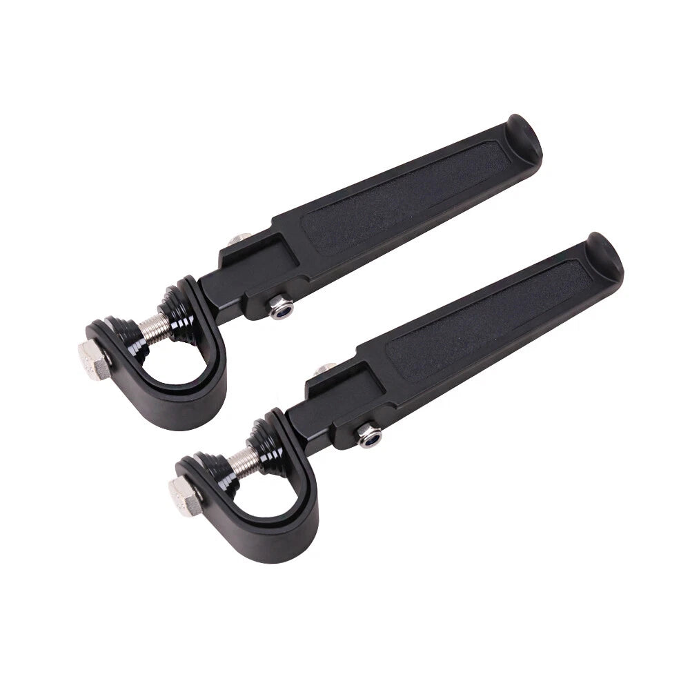1"~ 1-1/4" 1.25" Engine Guard Crash Bar U-clamp Foot Pegs For Harley Motorcycle