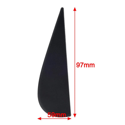 Right Door Side Mirror Triangle Flag Applique For Jeep Wrangler JK 2007-2018