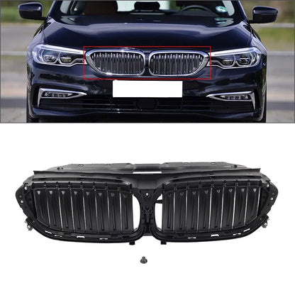 Front Radiator Grille Active Air Shutter For BMW 5 Series G30 G31 2017-2020