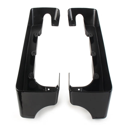 4" Hard Stretched Saddle Bag Extensions For Harley Touring Road King 1994-2013