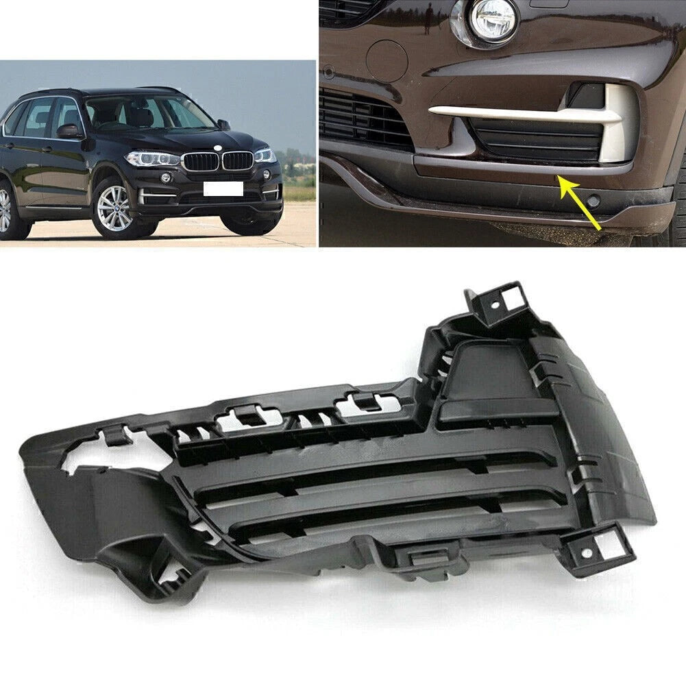Bumper Grille For BMW X5 LH Textured Closed Grid Left 2014-2017 2015 2016 14 15