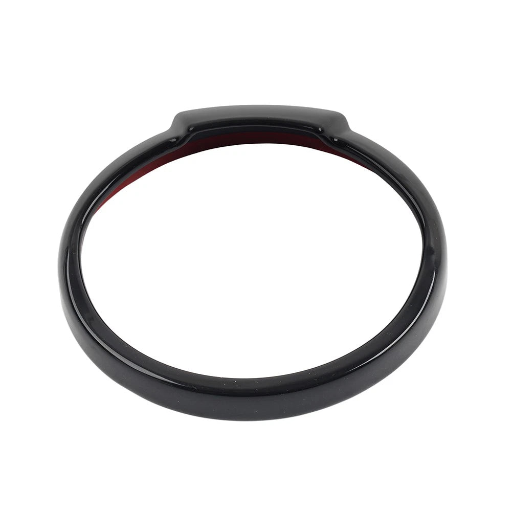 5" Gauge Visor Ring Speedometer Cover Black For Harley Road King Dyna Softail