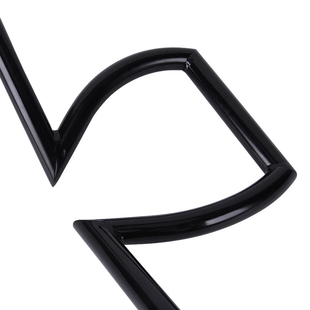 1'' Motorcycle Handlebars Drag Bars Z Bar For Harley Chopper Bobber Cafe Racer