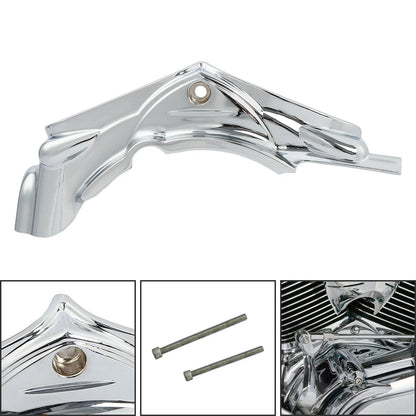 Chrome Cylinder Base Side Cover Fit For Harley Touring Road King Glide 2007-2016