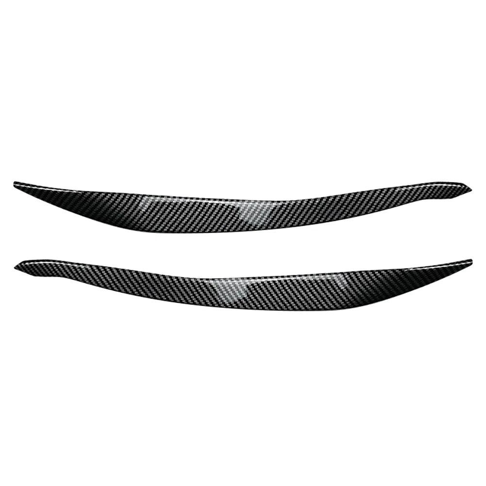 Front Headlight Eyelids Eyebrow Cover Carbon For BMW 5 Series F10 F11 2015-17 US
